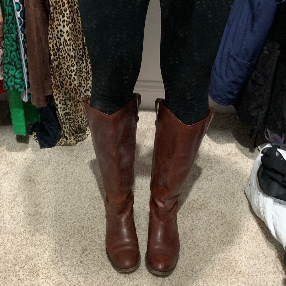 Frye Melissa Extended Calf Boots Size 7